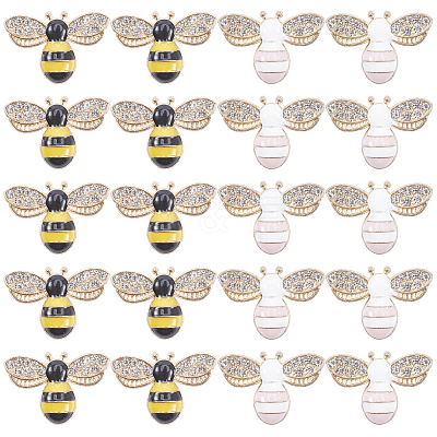 Alloy Enamel Cabochons ENAM-SC0001-28-1