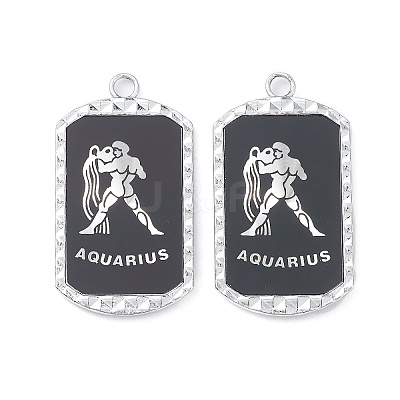 Alloy Twelve Constellations Series Big Pendants PALLOY-O107-01P-05-1