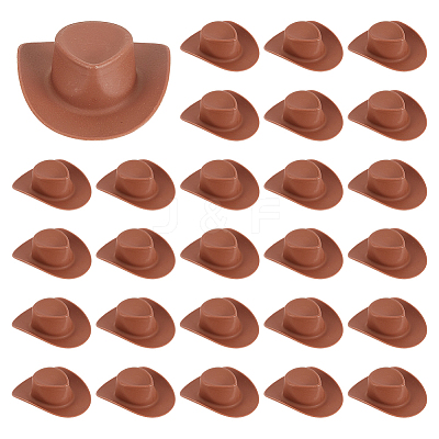 40Pcs Plastic Doll Hats AJEW-DC0003-40-1
