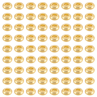 Brass Spacer Beads KK-BC0014-22C-1