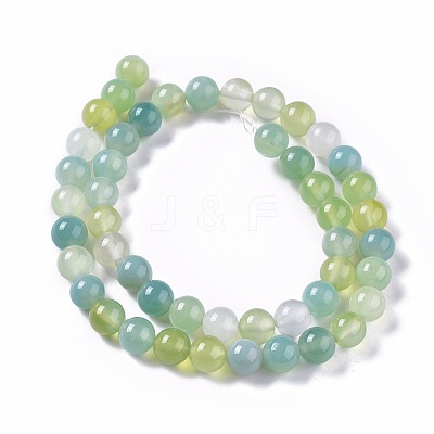 Natural Agate Beads Strands G-K300-A02-1