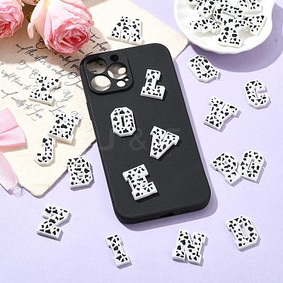 52Pcs 26 Styles PVC Plastic Cabochons FIND-CJ0002-58-1