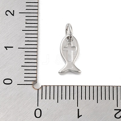 Rack Plating Brass Pendants KK-M293-03P-1