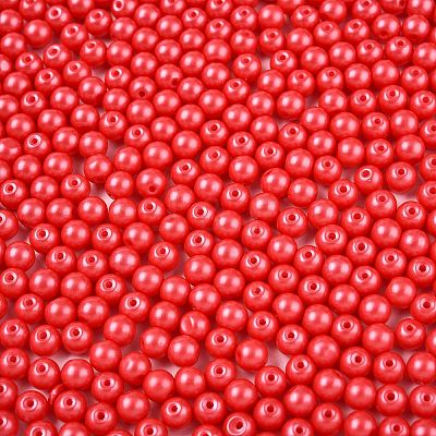 Opaque Baking Paint Glass Beads DGLA-T004-02K-1