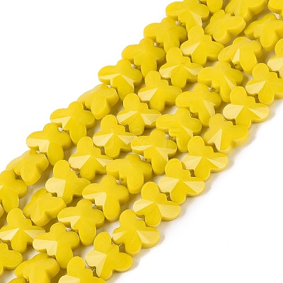 Opaque Glass Beads Strands GLAA-Q118-01B-C01-1