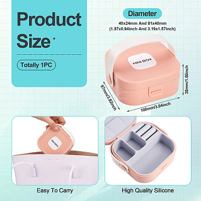 Square PU Leather & PP & Silicone Jewelry Set Box AJEW-TAC0014-13C-1