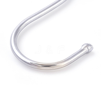 Stainless Steel S-Hook Clasps LS-STAS-WH0014-50P-1