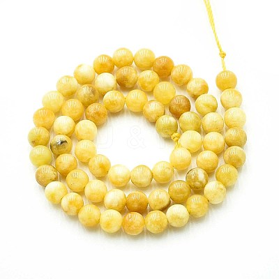 Natural Quartz Beads Strands G-N355-6mm-40-1