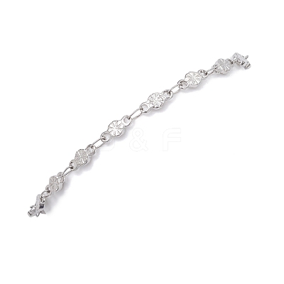 304 Stainless Steel Link Chain Bracelets for Women BJEW-JB12680-1