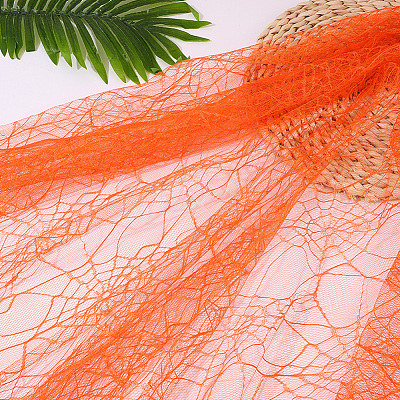 Polyester Spider Web Lace Fabric DIY-WH20049-44D-1