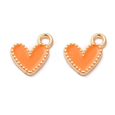 Alloy Enamel Charms FIND-G055-20G-06-1