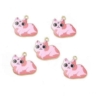 Alloy Enamel Pendants ENAM-M046-11G-F-1