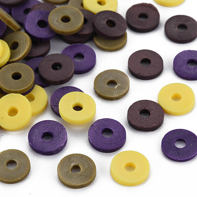 4 Colors Handmade Polymer Clay Beads CLAY-N011-032-24-1