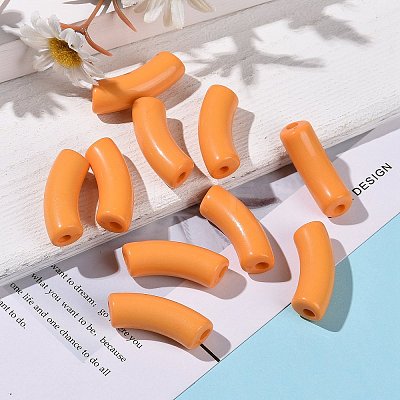 Opaque Acrylic Beads X1-SACR-S677-011-1