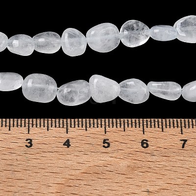 Natural Quartz Crystal Rock Crystal Beads Strands G-C286-A31-1
