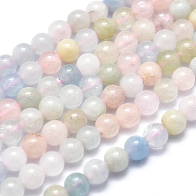 Natural Morganite Beads Strands G-K305-18-C-1