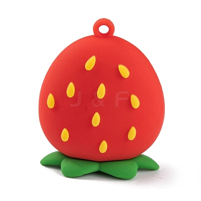 Fruit PVC Plastic Pendants KY-S172-08B-1