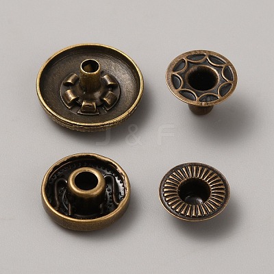 Alloy Snap Button FIND-WH0421-74P-1