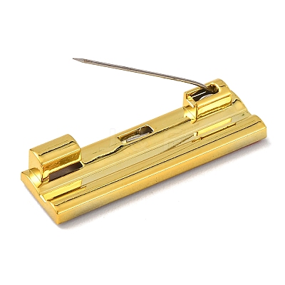 Plastic Adhesive Back Bar Pins with Iron Pins JEWB-B045-01D-1