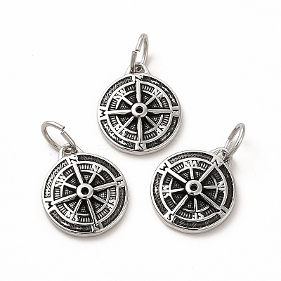 Ion Plating(IP) 304 Stainless Steel Pendants STAS-M089-22AS-1
