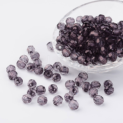 Transparent Acrylic Beads LS-X-DB8mmC-46-1