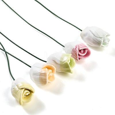 Ceramic Flower Stems with Iron Stem PR-CBAD4A8-05-1