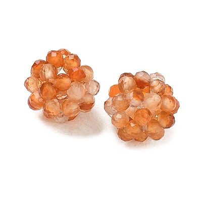 Natural Agate(Dyed & Heated) Woven Beads GG-CBA2E9C-F13-01C-1