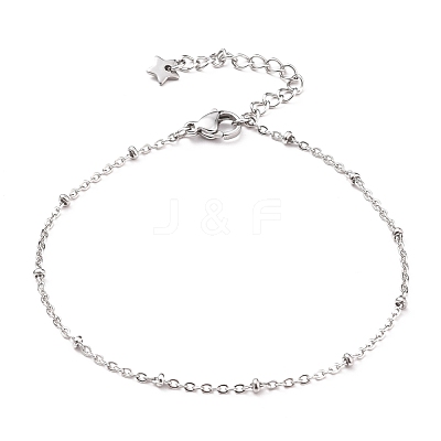 Tarnish Resistant 304 Stainless Steel Cable Chain X-BJEW-JB05632-01-1
