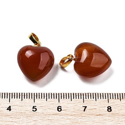 Natural Carnelian Pendants G-J386-H19-G-1