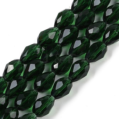 Transparent Glass Beads Strands EGLA-N013-T10mm-D15-1