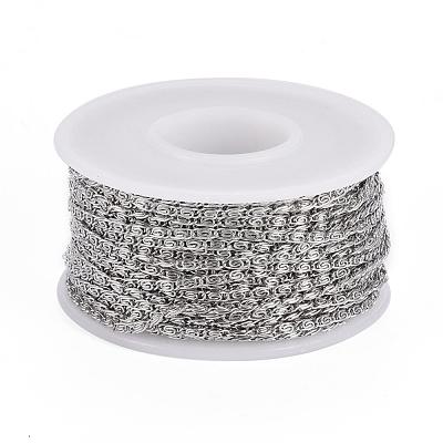Tarnish Resistant 304 Stainless Steel Lumachina Chains CHS-H007-28P-1