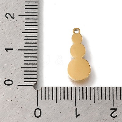 Ion Plating(IP) 304 Stainless Steel Manual Polishing Charms STAS-M059-04G-03-1