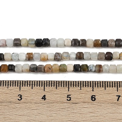 Natural Flower Amazonite Beads Strands G-RM2025-C45-B-1