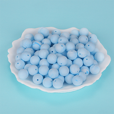 Round Silicone Focal Beads LS-SI-JX0046A-62-1