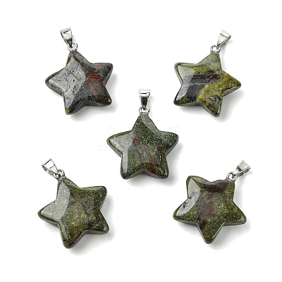 Natural Dragon Blood Pendants GG-K002-10H-1
