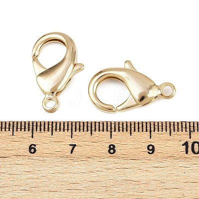 Brass Lobster Claw Clasps KK-905-G01-1