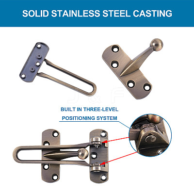 Zinc Alloy Swing Bar Door Lock SW-TAC0002-01B-1