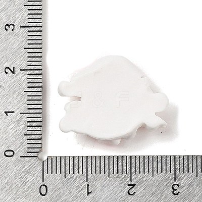 Christmas Rabbit Theme Opaque Resin Decoden Cabochons RESI-S397-01H-1