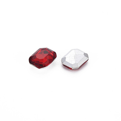 Pointed Back Glass Rhinestone Cabochons RGLA-T079-8x10mm-07-1