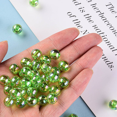 Transparent Acrylic Beads MACR-S370-B10mm-734-1