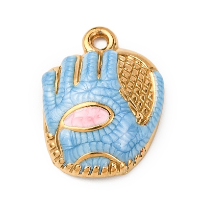 304 Stainless Steel Enamel Pendants LS-STAS-B112-01G-07-1