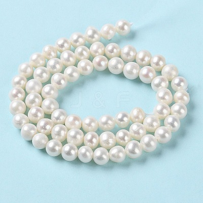 Natural Cultured Freshwater Pearl Beads Strands PEAR-E018-48-1