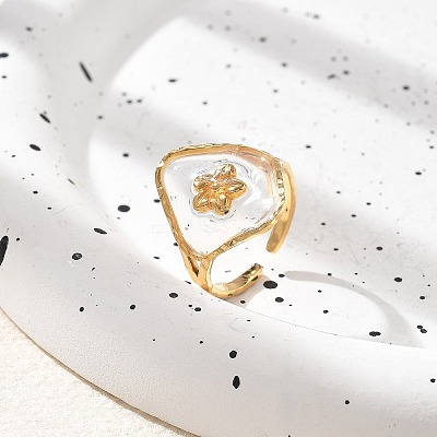 Resin Finger Rings STAS-Z112-15G-03-1