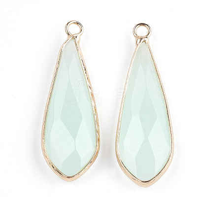 Natural Gemstone Pendants X-G-S344-21A-1