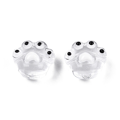 Transparent Acrylic Enamel Beads TACR-G040-04-1