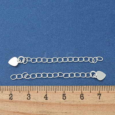 Rack Plating Brass Chain Extender FIND-T071-16S-1