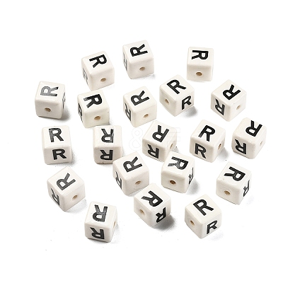20Pcs Porcelain Beads PORC-FS0001-08R-1