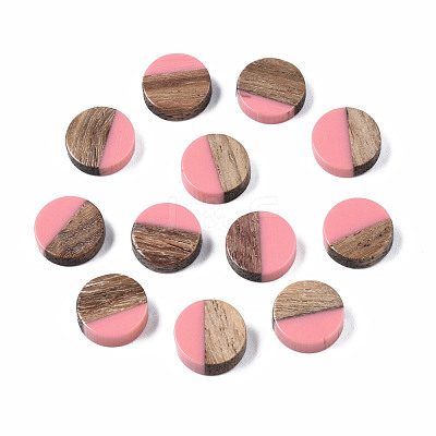 Resin & Wood Cabochons RESI-S358-70-H41-1