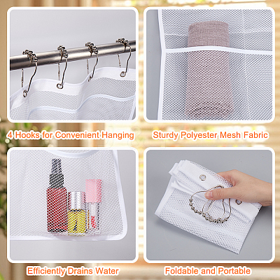 Polyester Bathroom Hanging Bag AJEW-WH20001-75-1