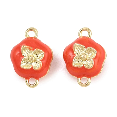 Brass Enamel Magnetic Clasps KK-C066-19G-1
